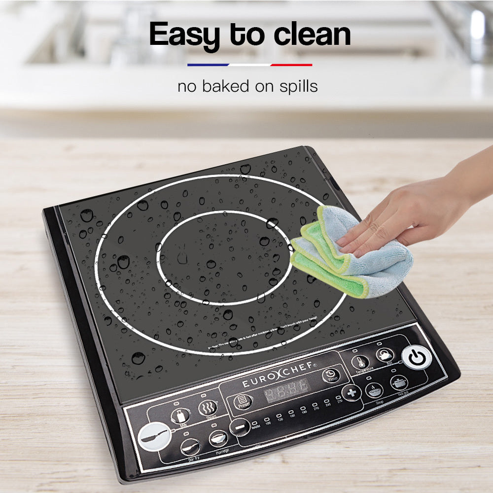 EuroChef electric portable cooktop 2400w