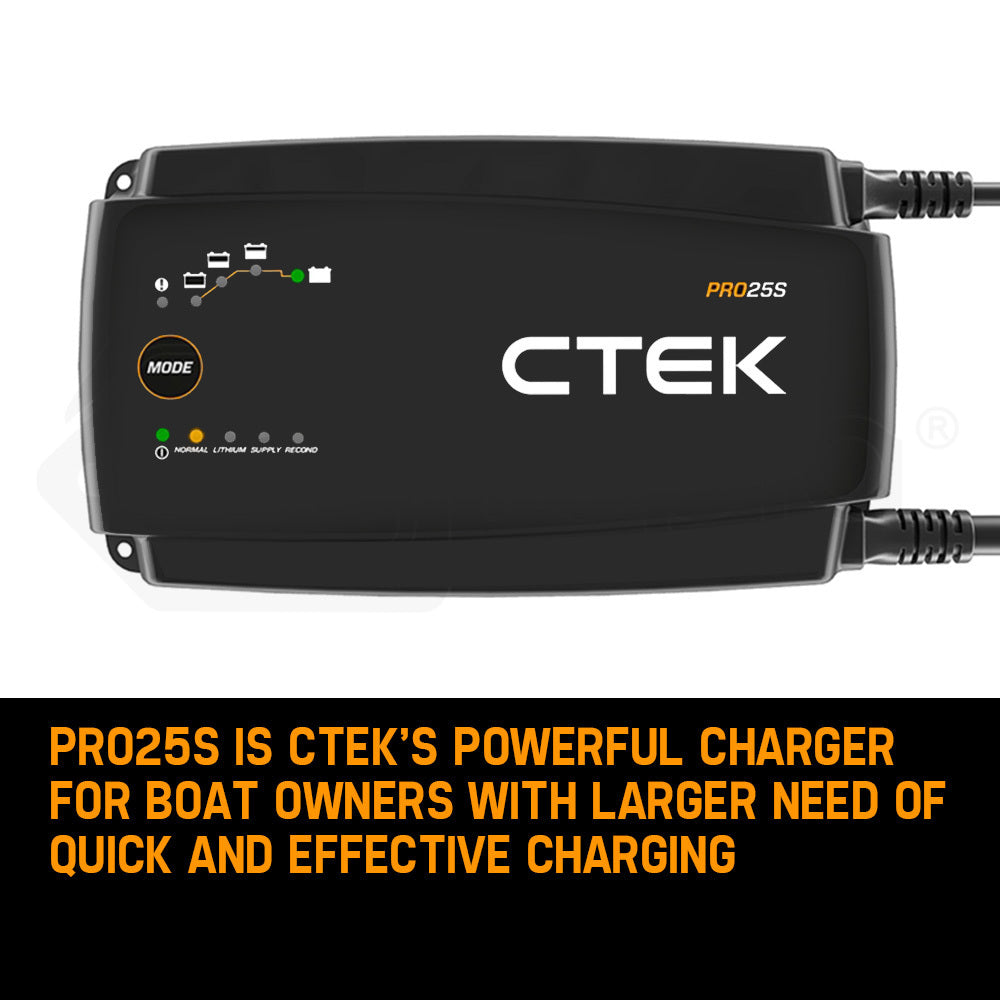 CTEK PRO25S Smart Battery Charger