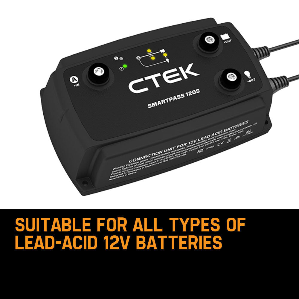 CTEK 120A Power Management System for 12V Battery