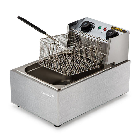 EuroChef 10L Electric Deep Fryer - 2500W Stainless Steel Cooking