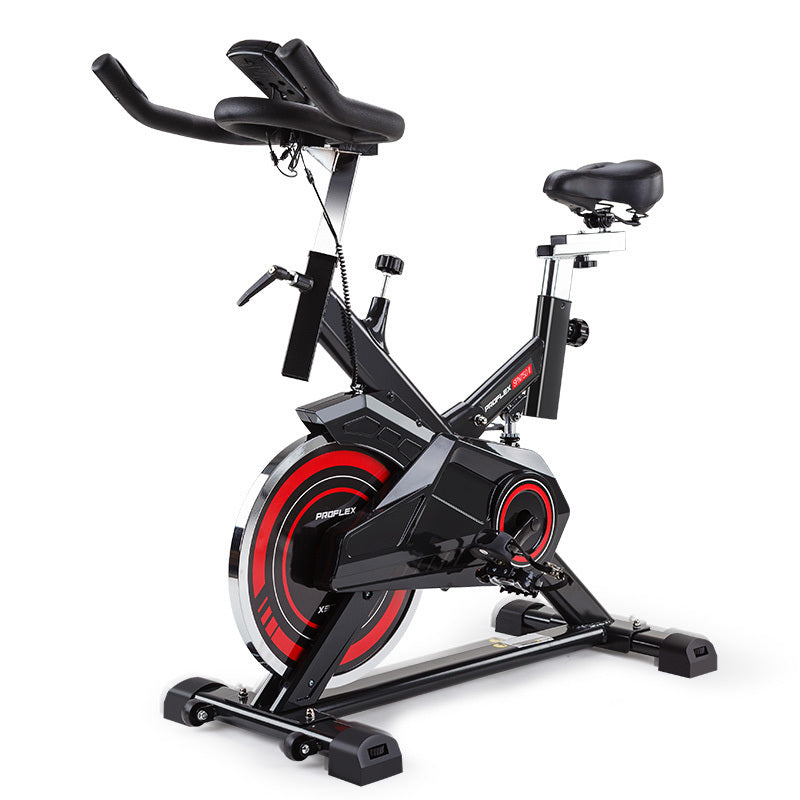 PROFLEX Commercial Spin Bike Flywheel Exercise Home Workout Gym - Red