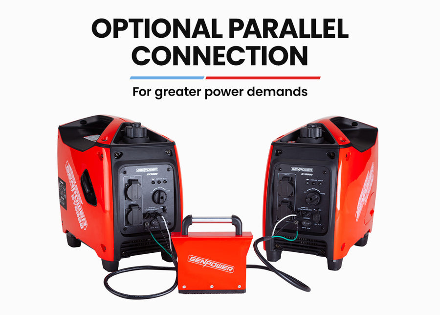 GENPOWER Inverter Generator 2600W Petrol