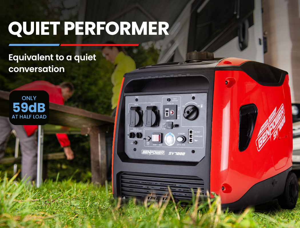 GENPOWER Inverter Generator 4500W Petrol Powered