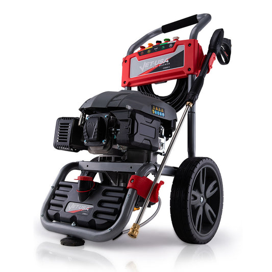 Jet-USA 4800PSI Petrol-Powered High Pressure Cleaner Washer Water Jet Power Hose with durable design and powerful engine.
