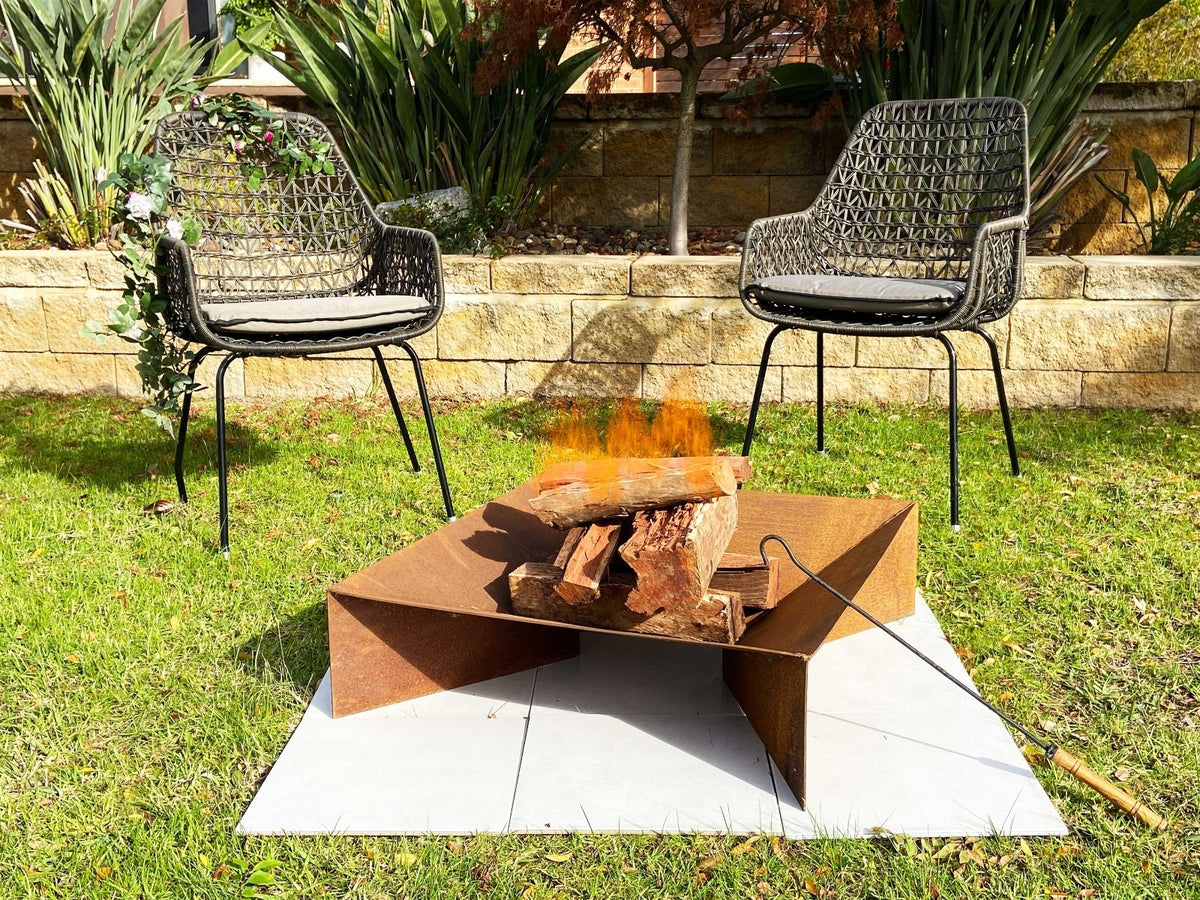 Mild Steel Firepit and ashtray