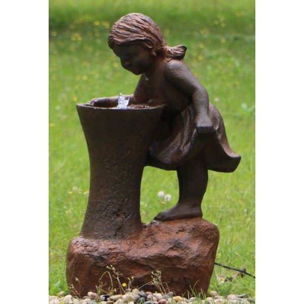 Girl at the Water Fountain