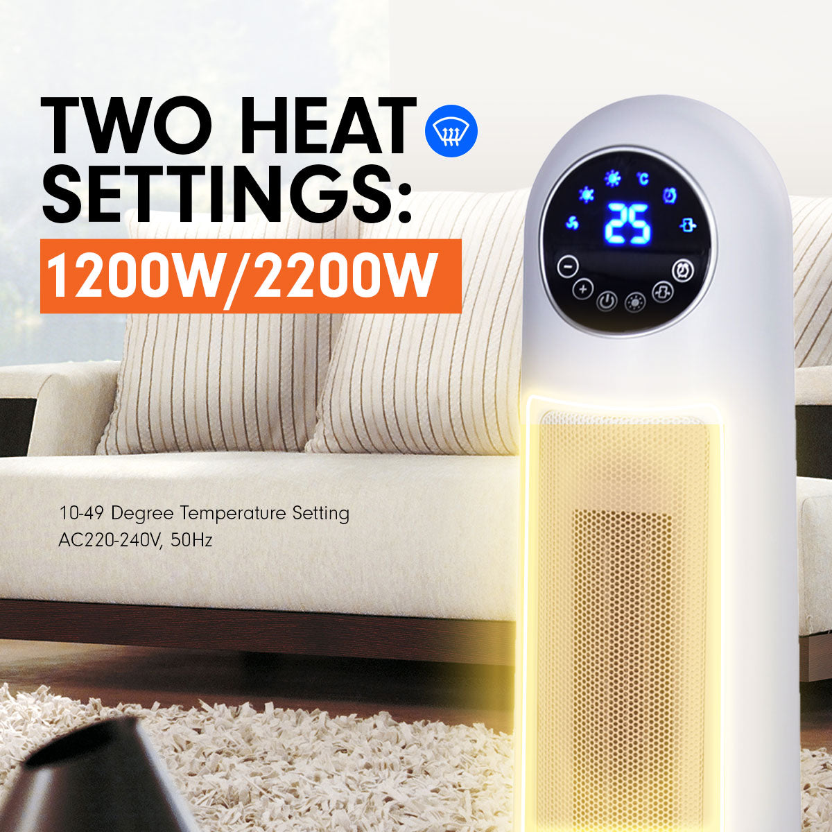 Pronti Tower Heater 2200W