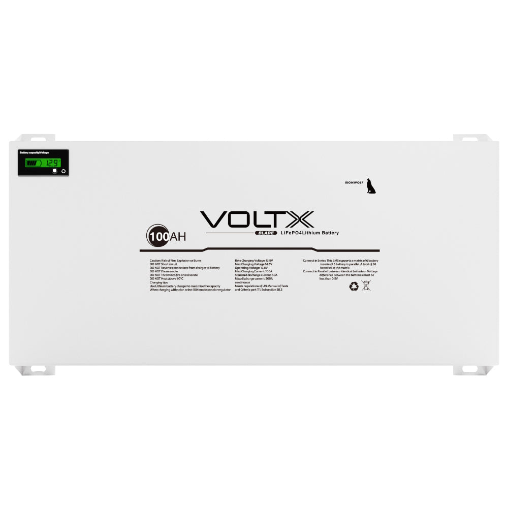 VoltX 12V Lithium Blade Battery 100Ah