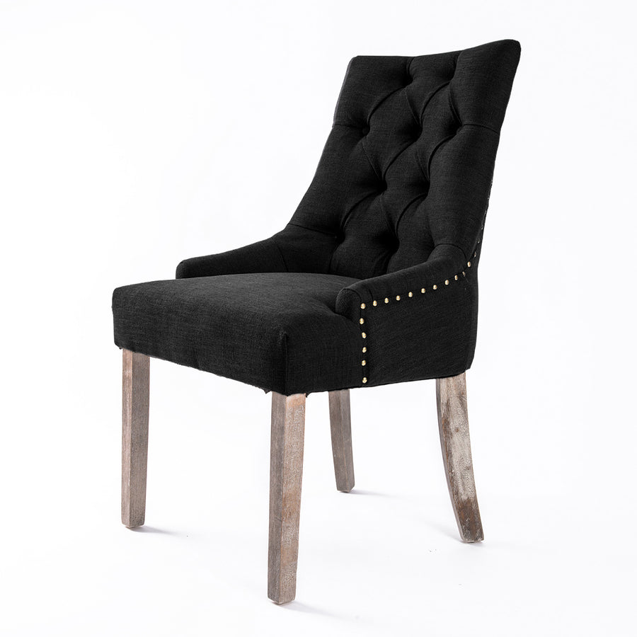 La Bella Provincial Style Dining Chair Black