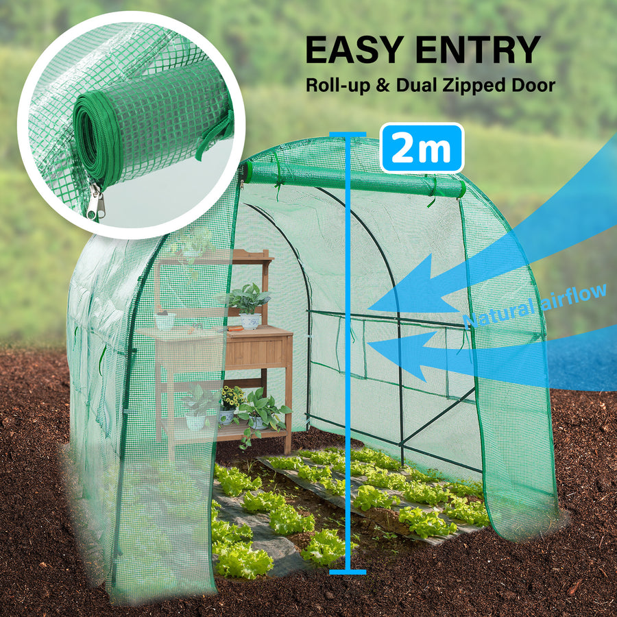 Home Ready Dome Hoop Greenhouse 3mx2mx2m