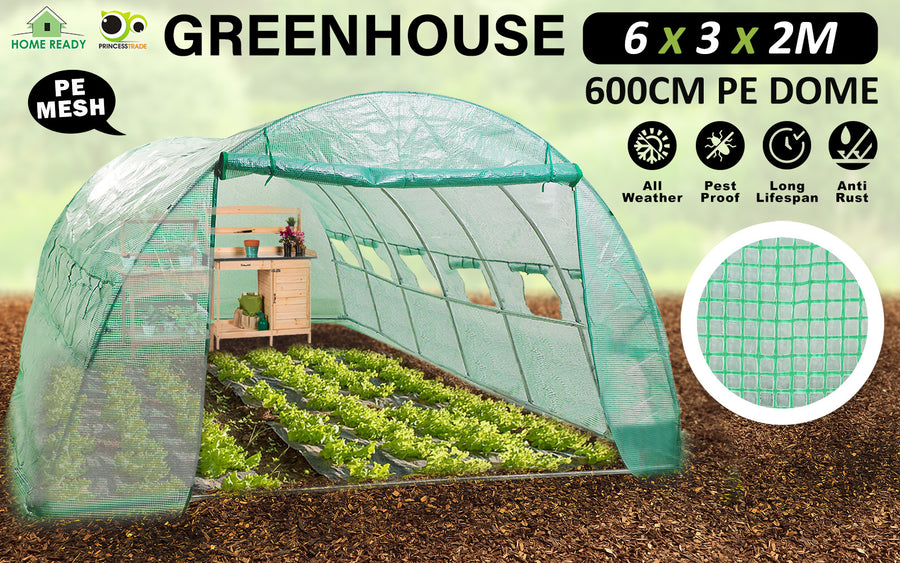 Home Ready Greenhouse Dome Hoop 6mx3mx2m