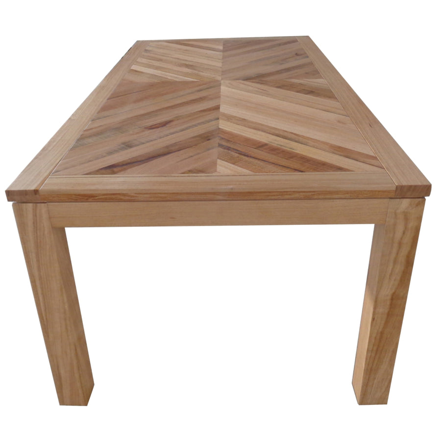 Messmate Dining Table Parquet Top 180cm x 100cm