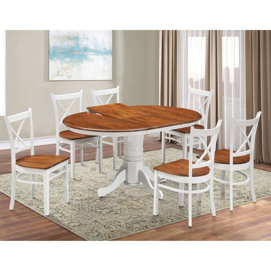 Lupin 7 Piece Dining Suite Extendable Table