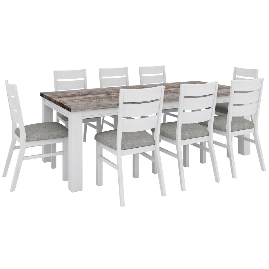 Plumeria 9 Piece Dining Suite Acacia Wood