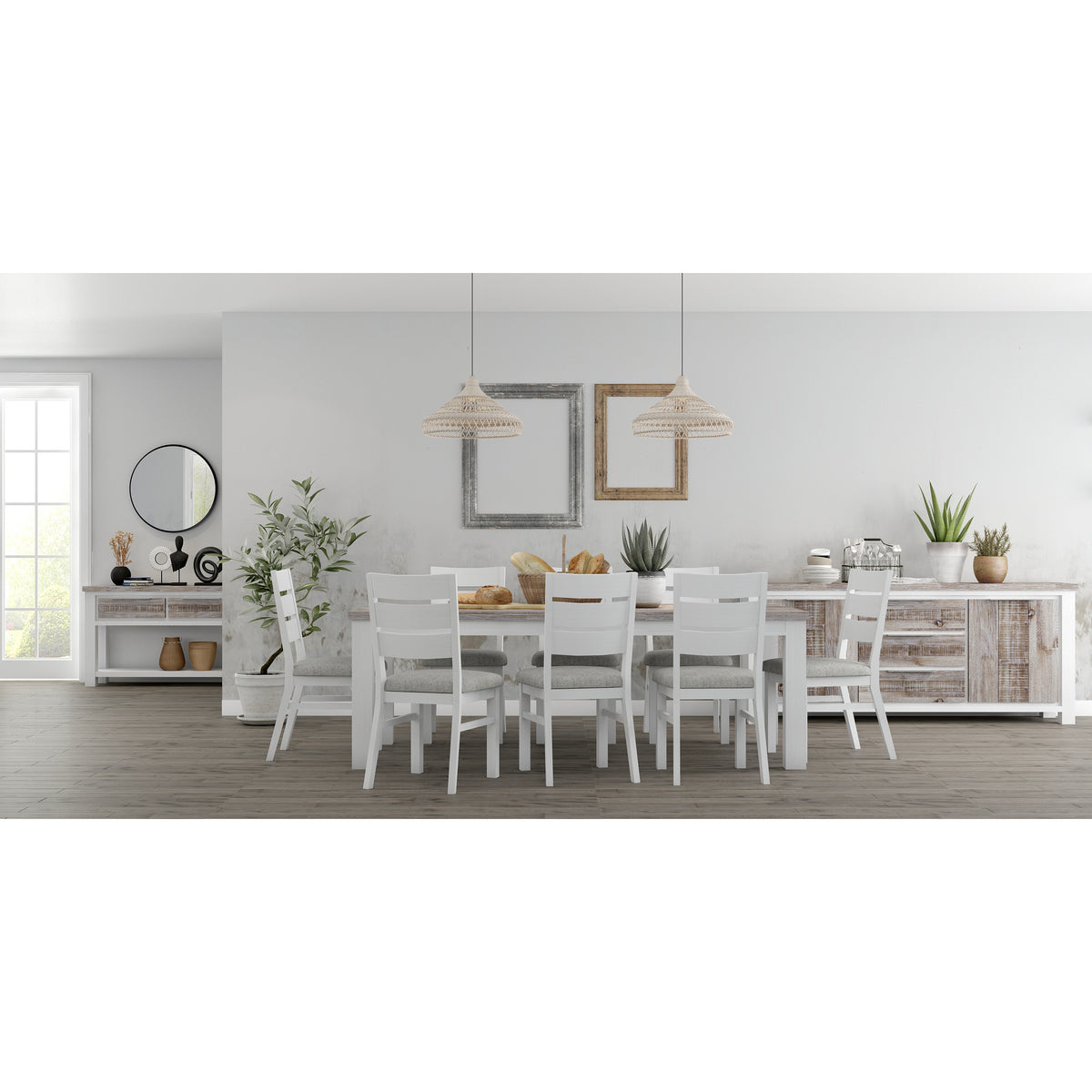 Plumeria 9 Piece Dining Suite Acacia Wood