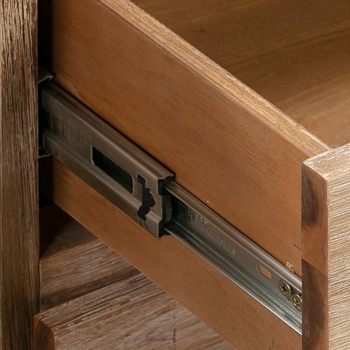 Java Bedside Table  Acacia & Oak Colour