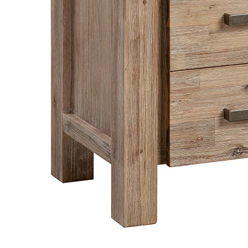 Java Bedside Table  Acacia & Oak Colour