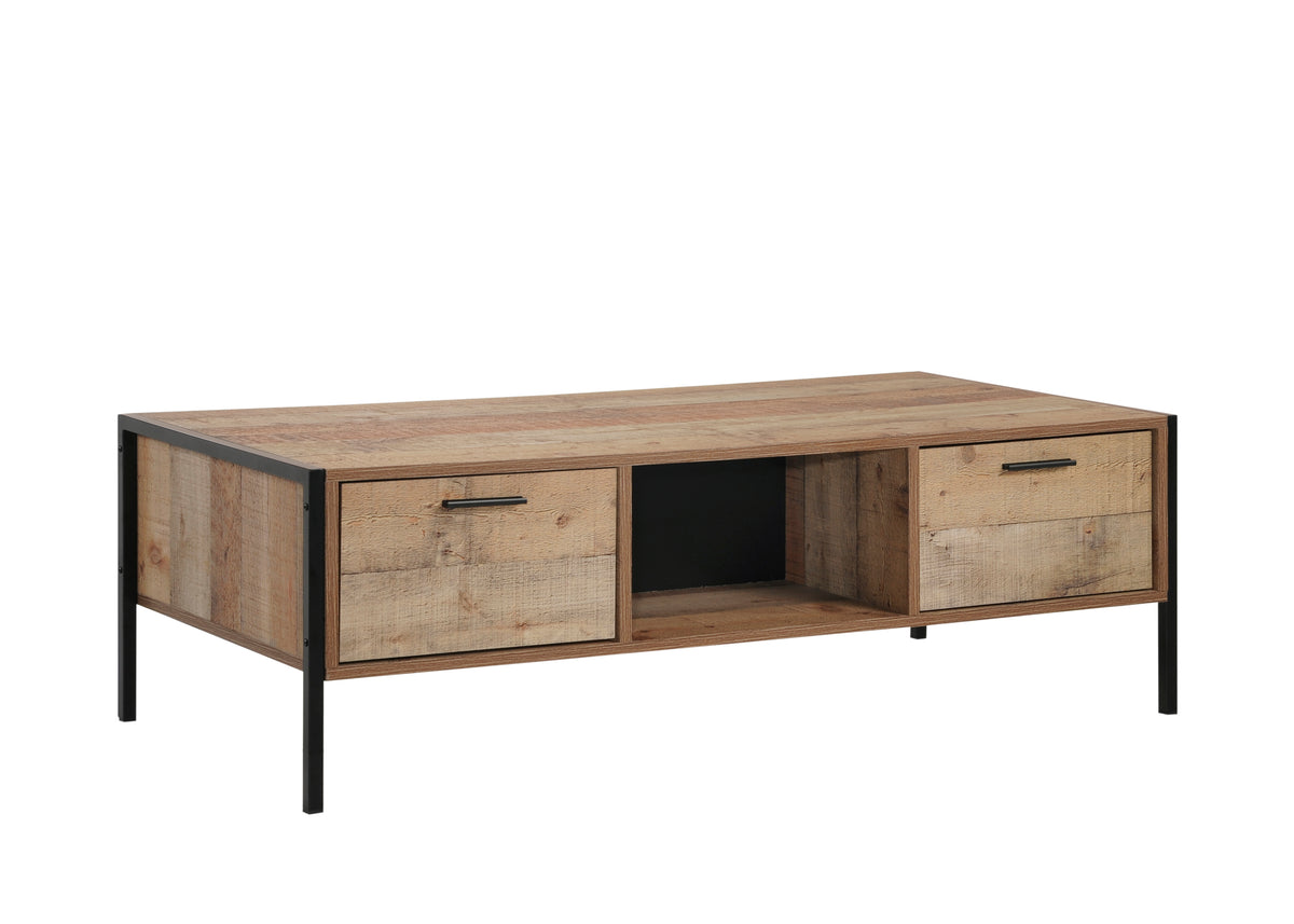 Mascot Modern Rustic Coffee Table Oak Finish