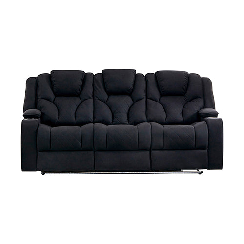 Fabric 3 Seater Electric Recliner Couch