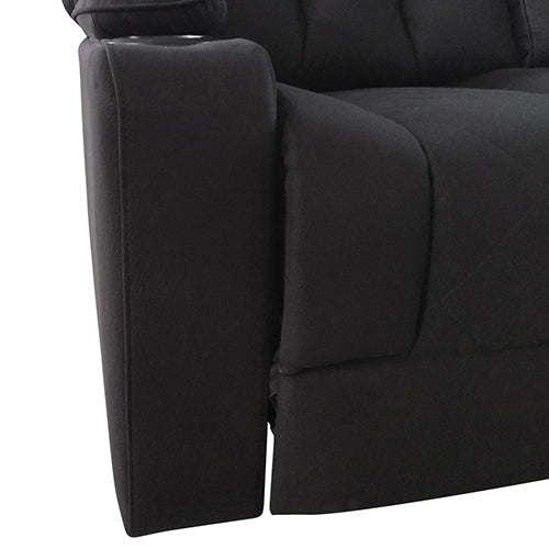 Fabric 3 Seater Electric Recliner Couch