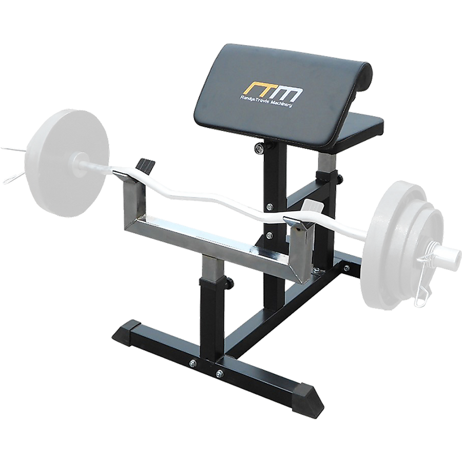 Preacher Curl Bench Weights Commercial Bicep Arms