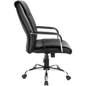 PU Leather Office Chair Executive Padded Black