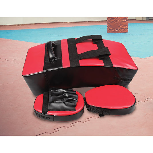 Kick Boxing Sparring Shield & Punching Pad Mitts Combo