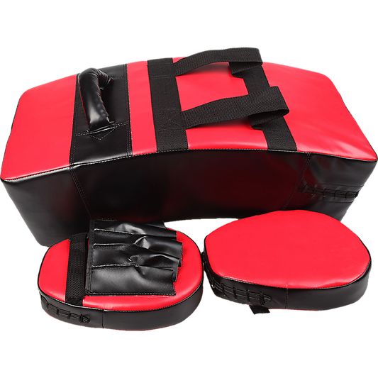 Kick Boxing Sparring Shield & Punching Pad Mitts Combo