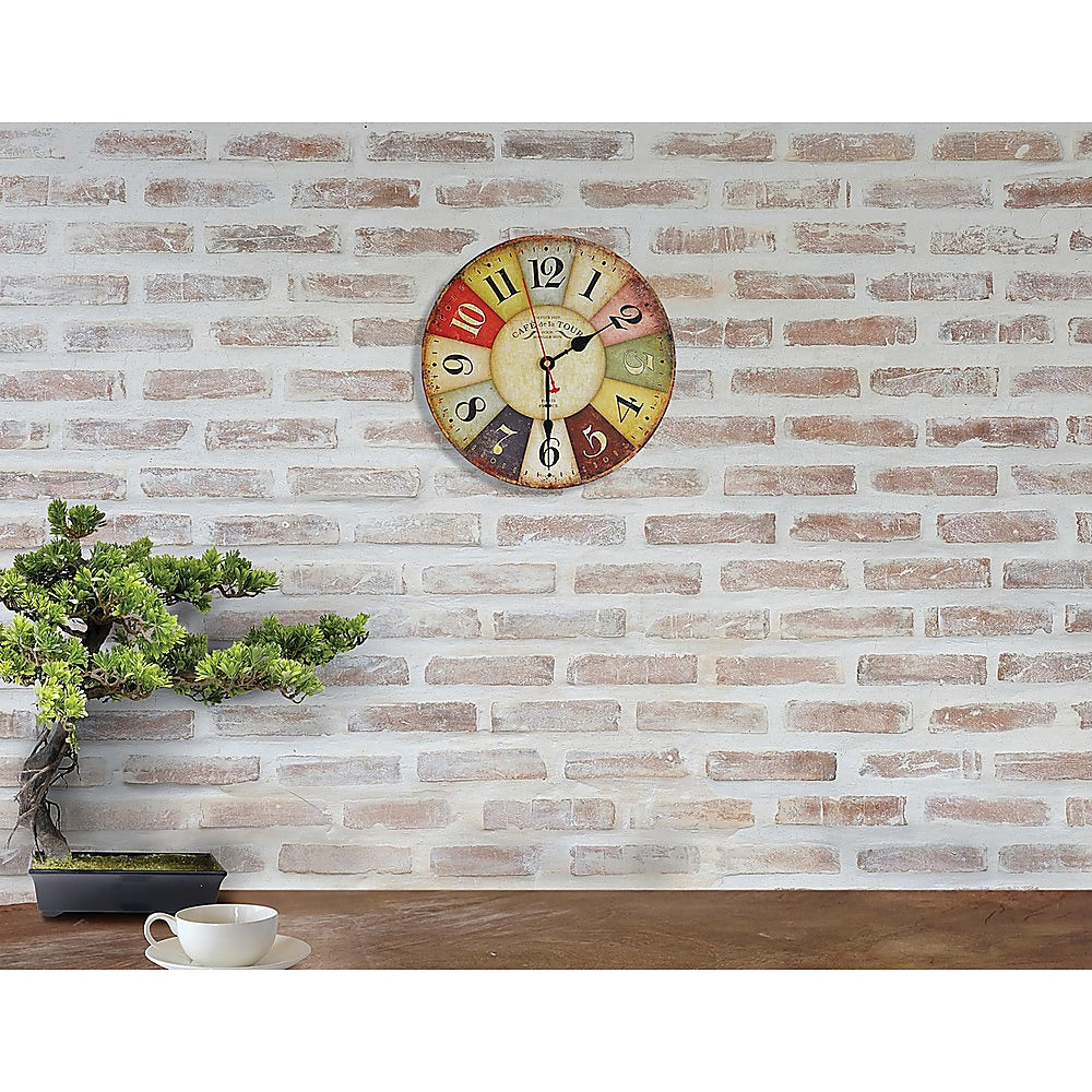 Large Numbered Wall Clock 30cm Diameter