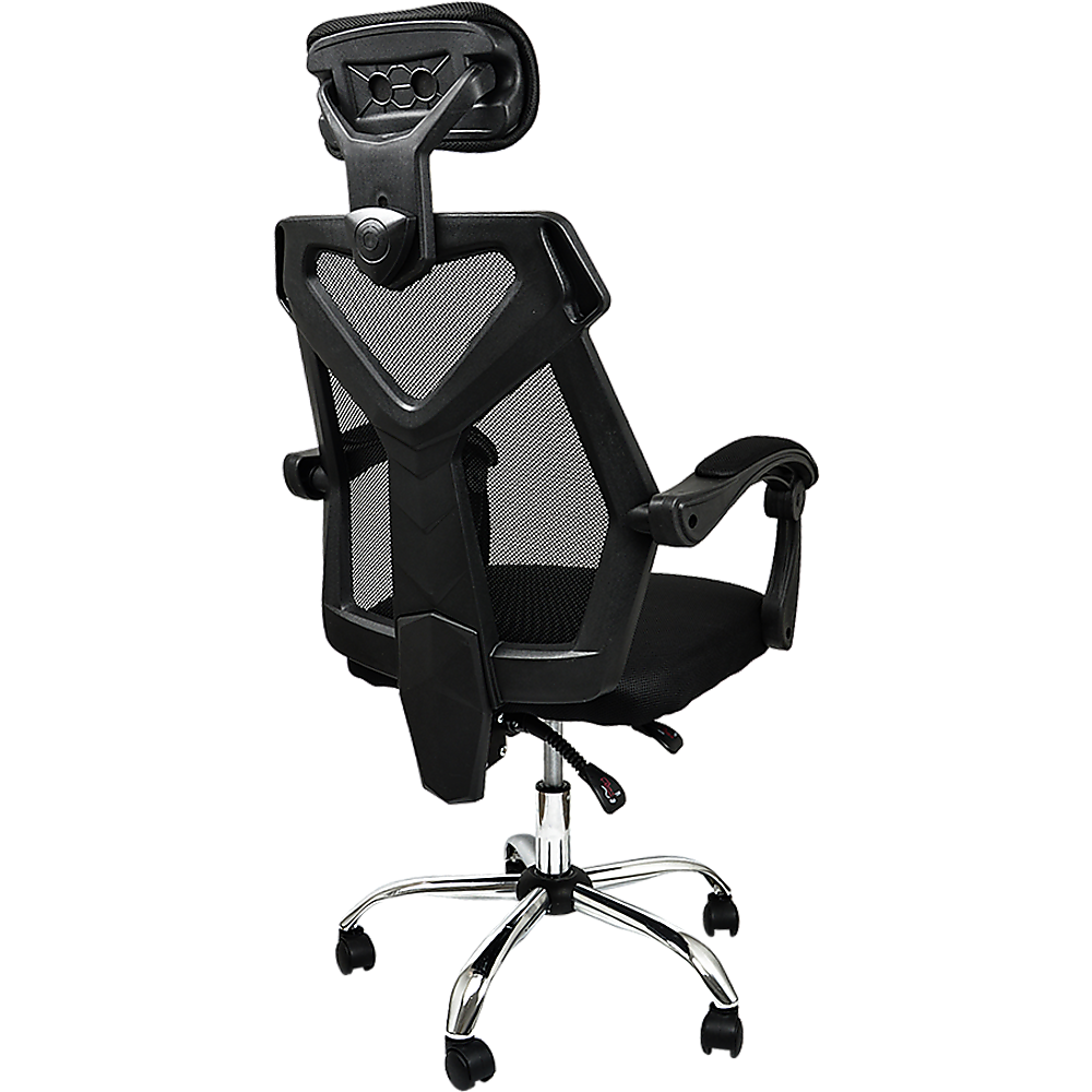 Office Chair Gaming Computer Chairs Mesh Back Foam Seat - Black