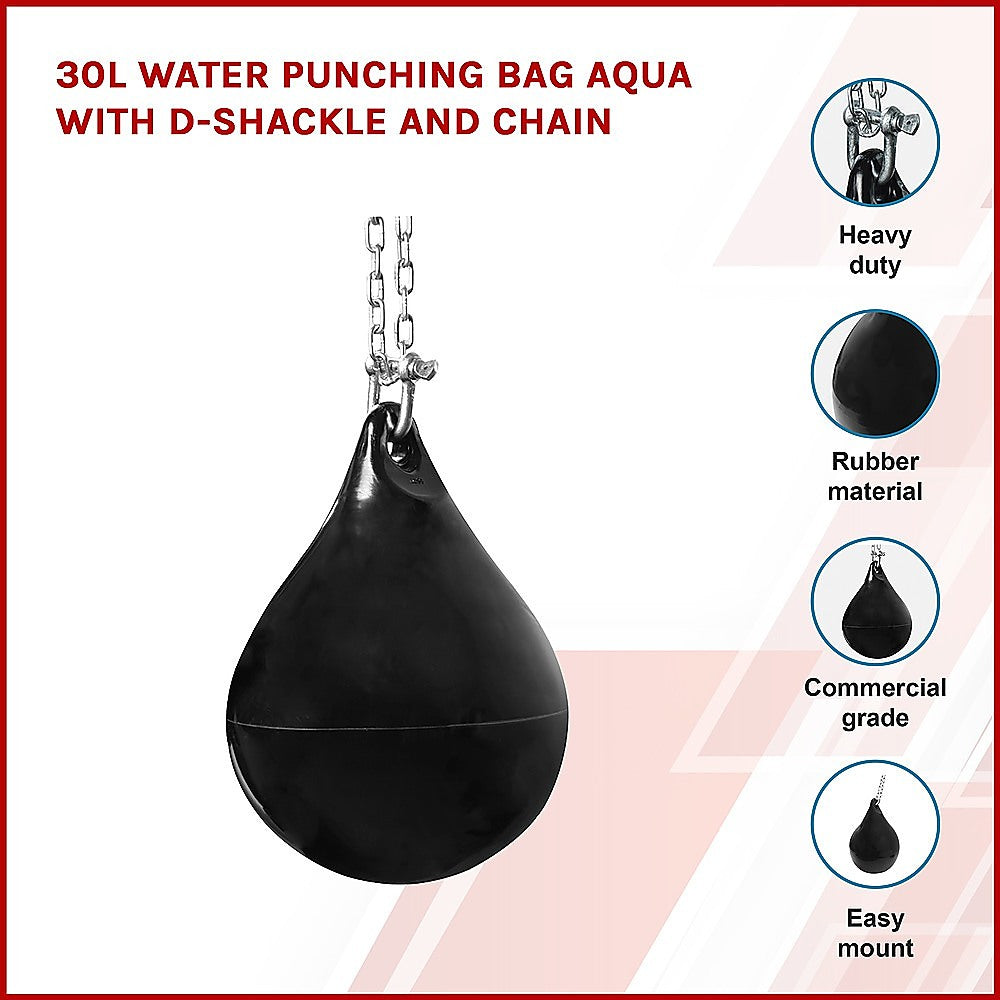 30L Water Punching Bag with D-Shackle and Chain