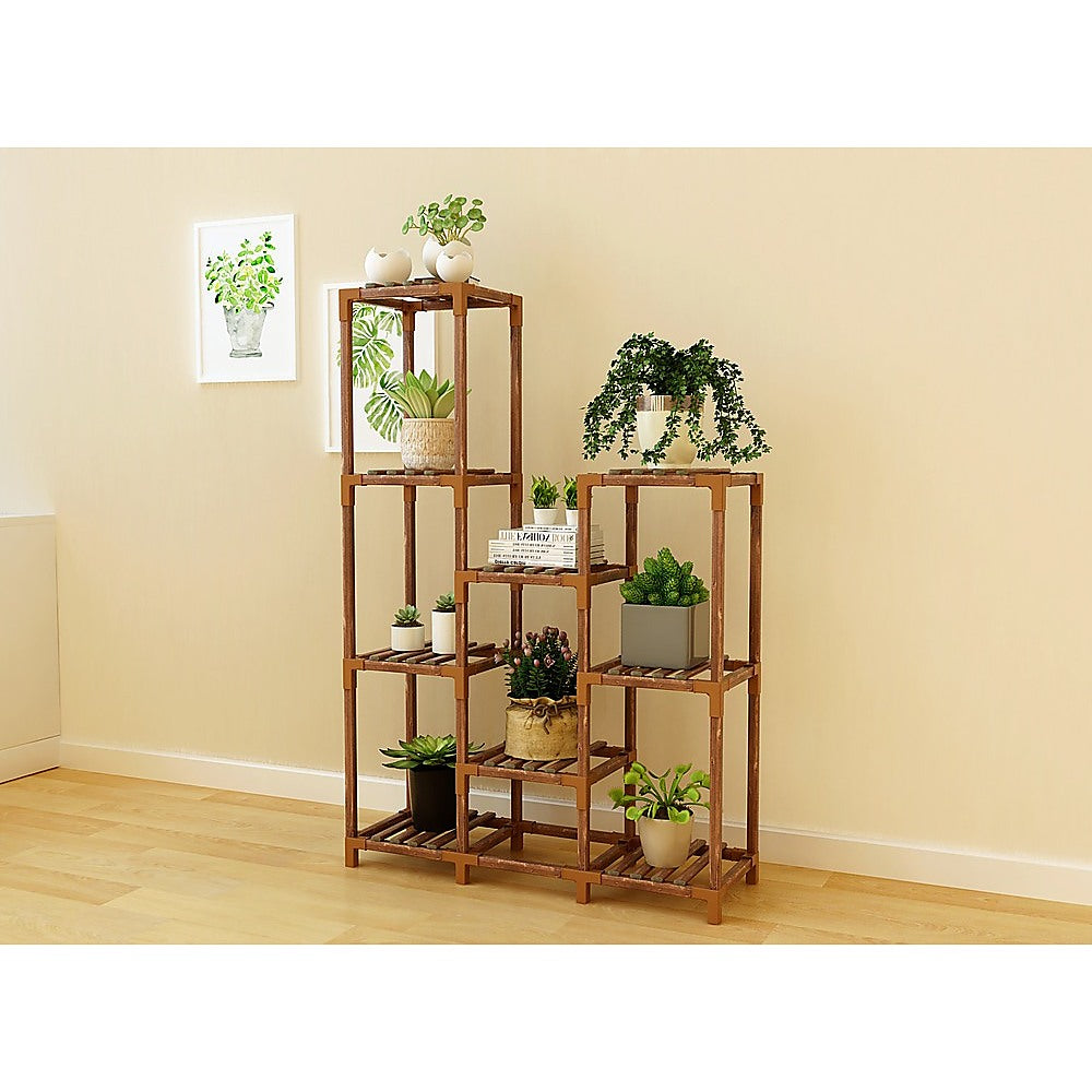 Nordic Style 9 Shelf Plant Stand