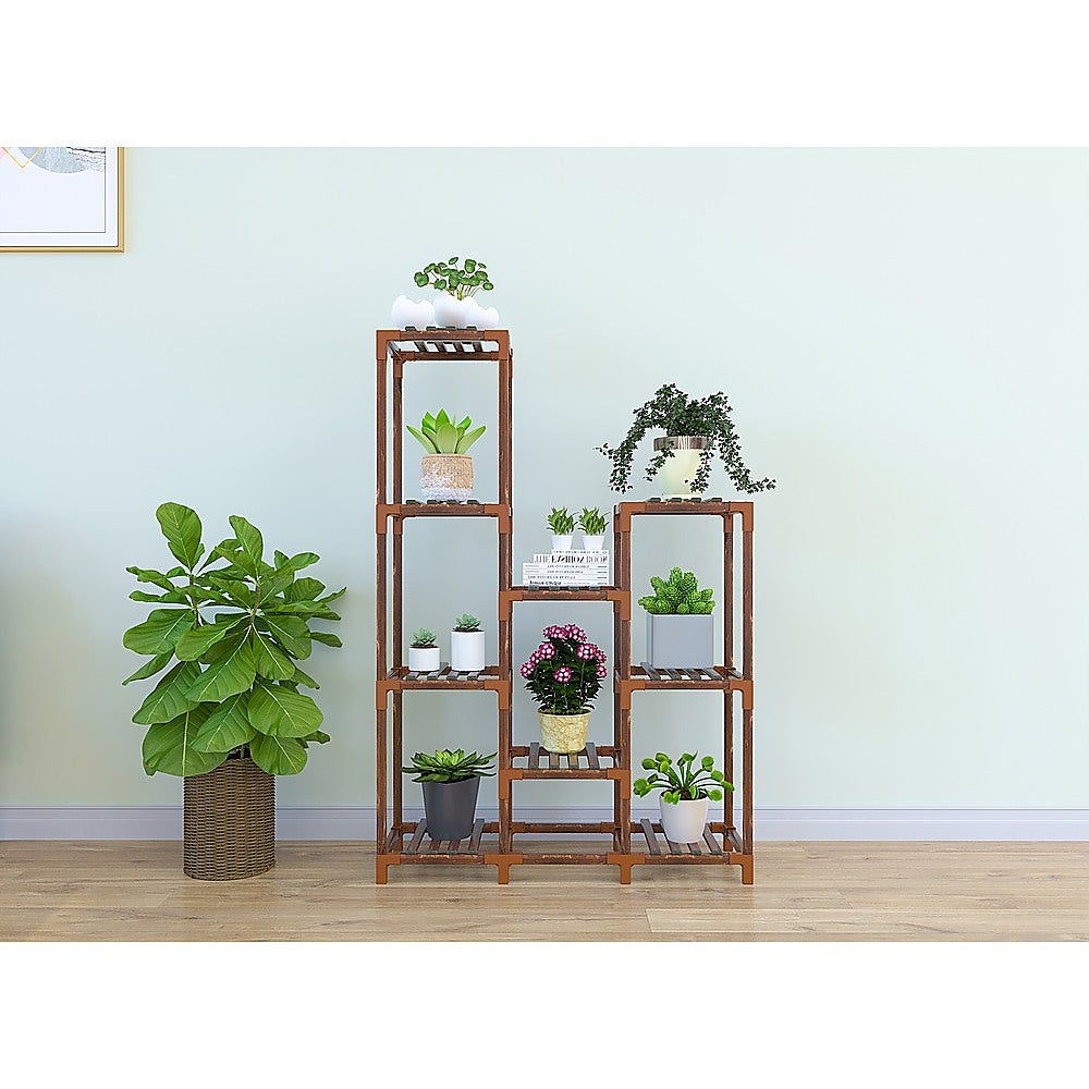 Nordic Style 9 Shelf Plant Stand