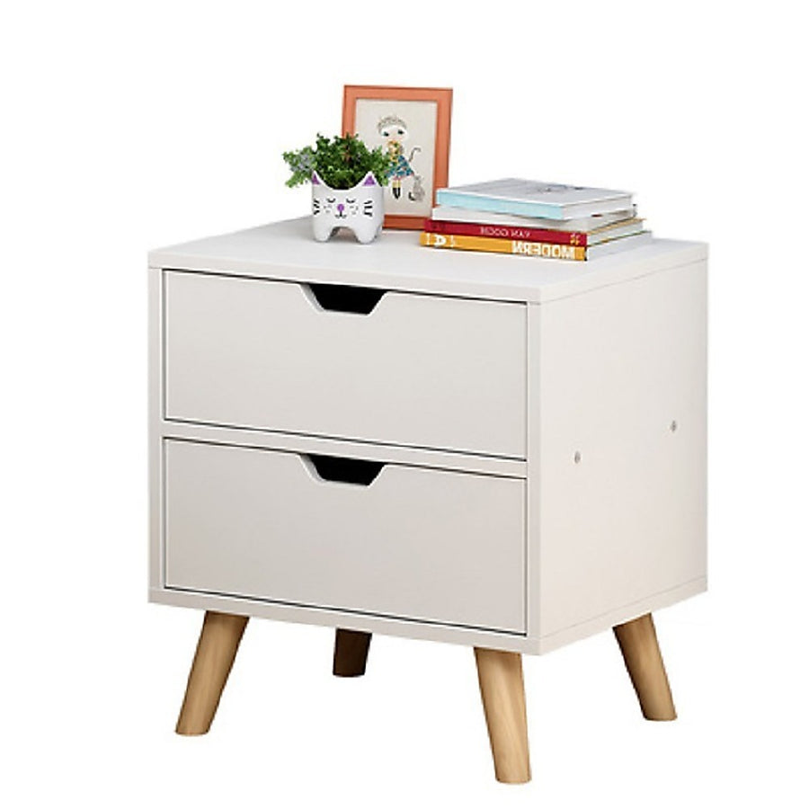 Randy and Travis Bedside Table White