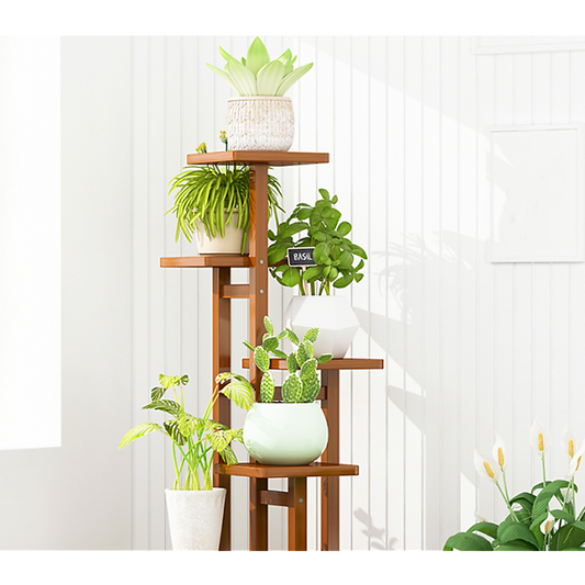 5 Shelf Bamboo Plant Stand