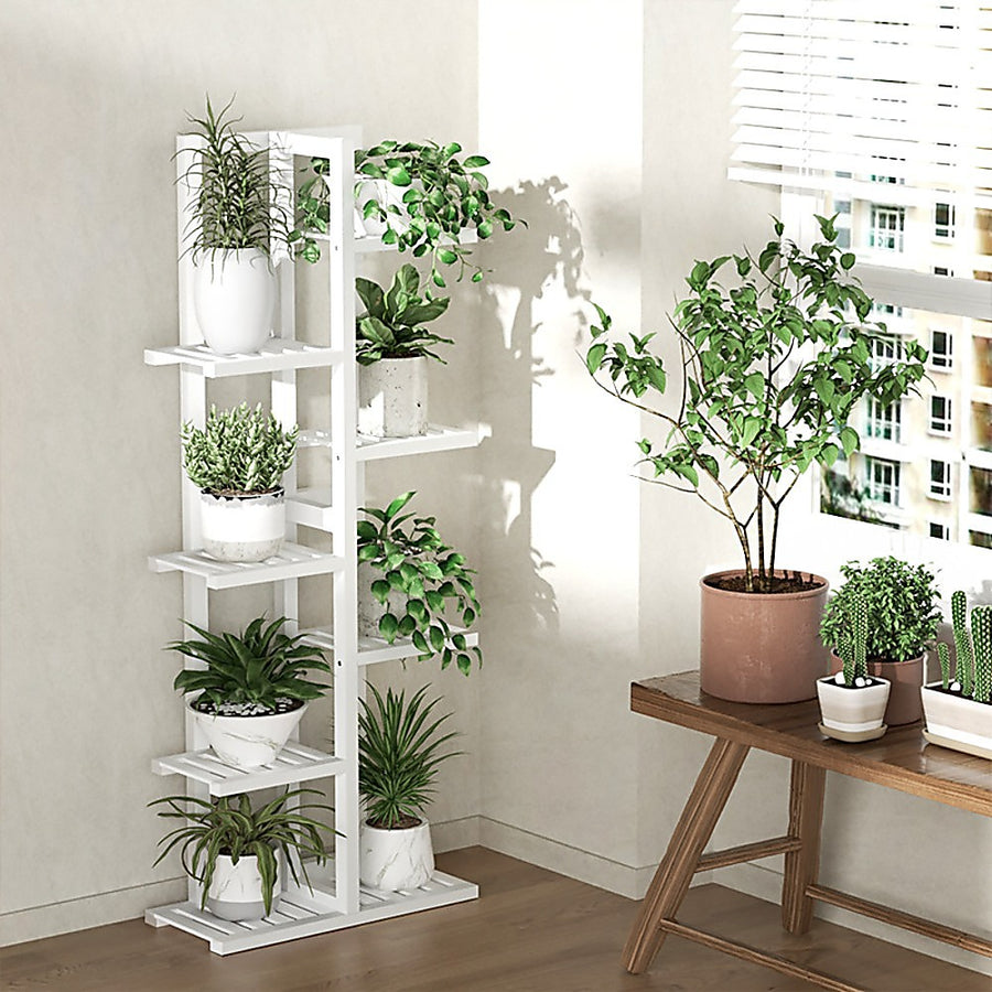 7 Shelf Bamboo Plant Stand