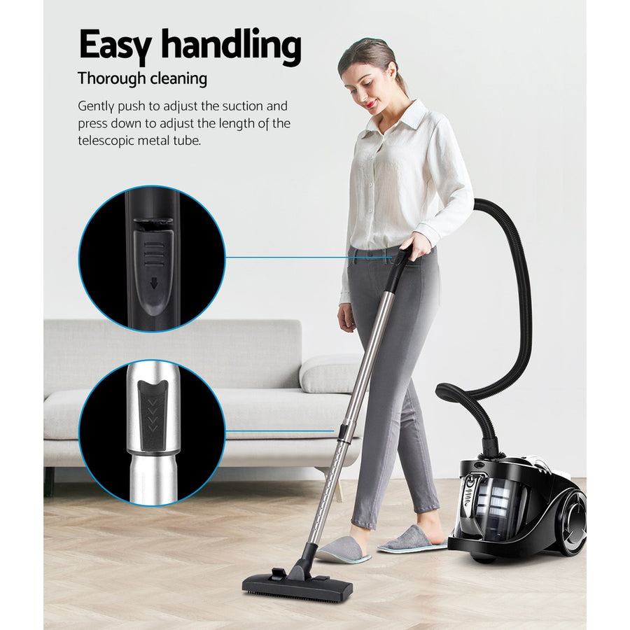 Devanti bagless vacuum cleaner 2200W HEPA filter