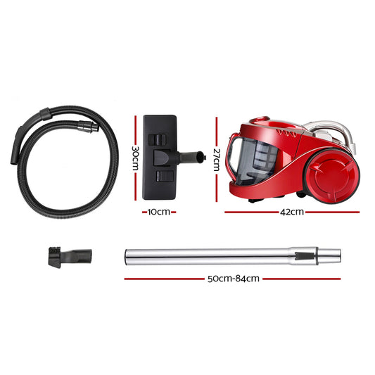Devanti bagless vacuum cleaner HEPA filter 2200W