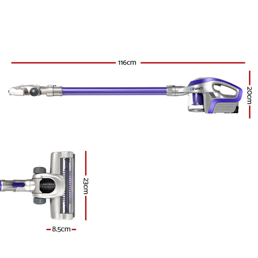 Devanti stick vacuum 150w HEPA filter