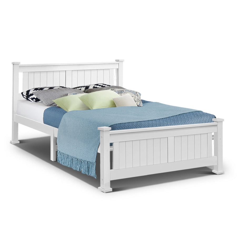 Artiss Rio Queen Size Pine Bed Frame