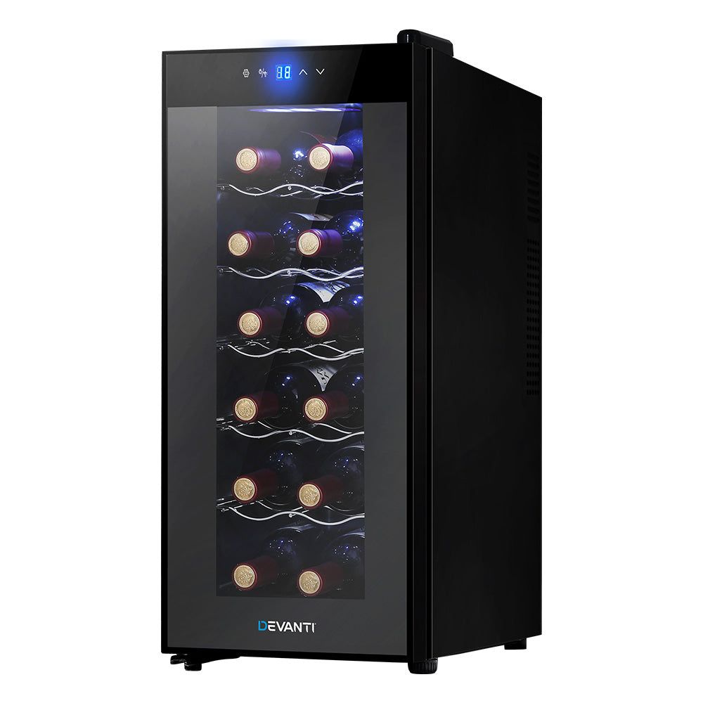 Devanti 12 bottle capacity wine cooler