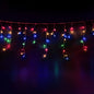Jingle Jollys 500 LED Solar Powered Christmas Icicle Lights 20M Outdoor Fairy String Party Multicolour