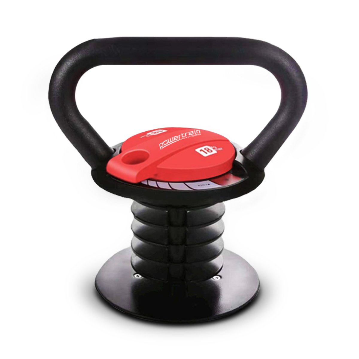 2x Powertrain Adjustable Kettlebells 18kg