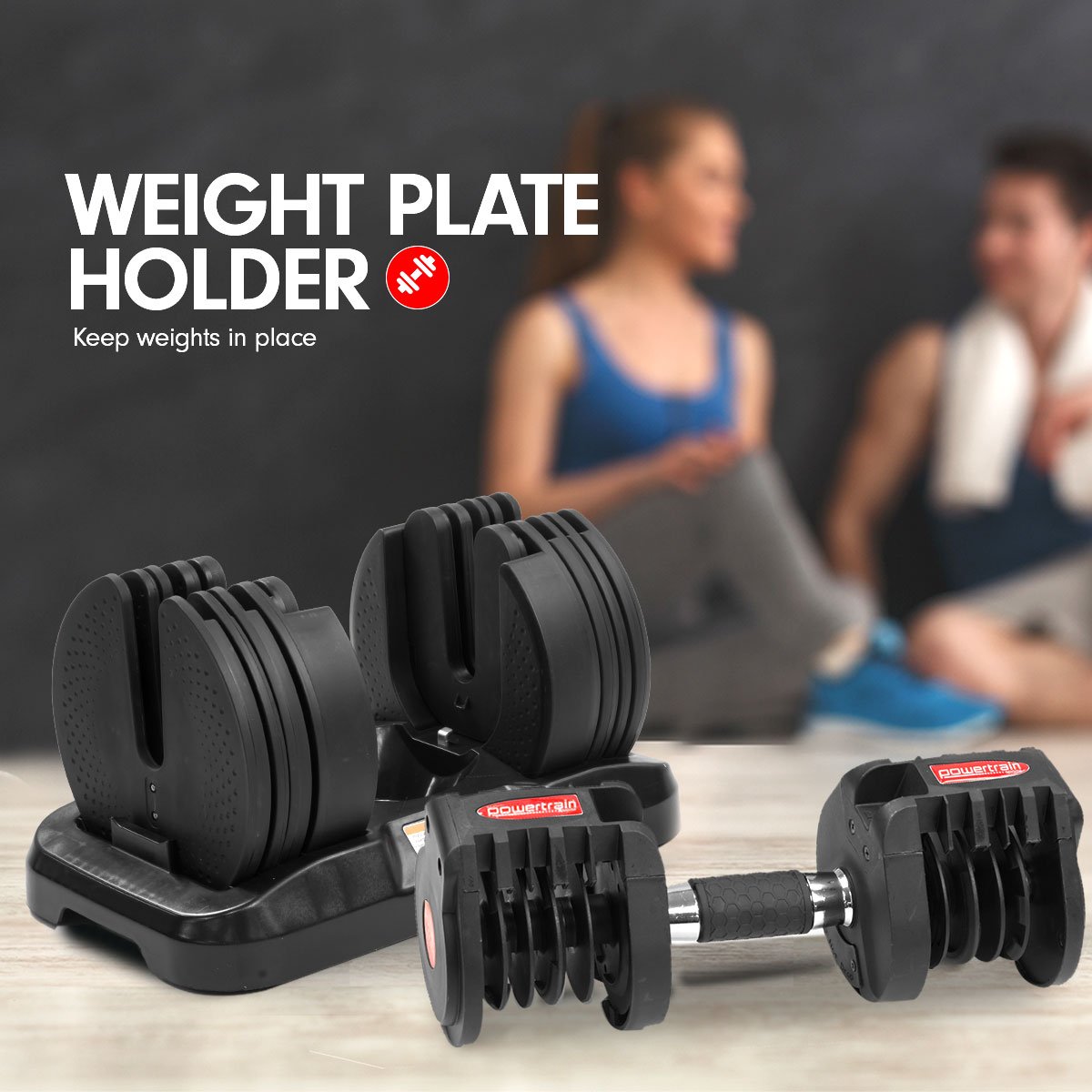 20kg Powertrain Gen2 Adjustable Dumbbell