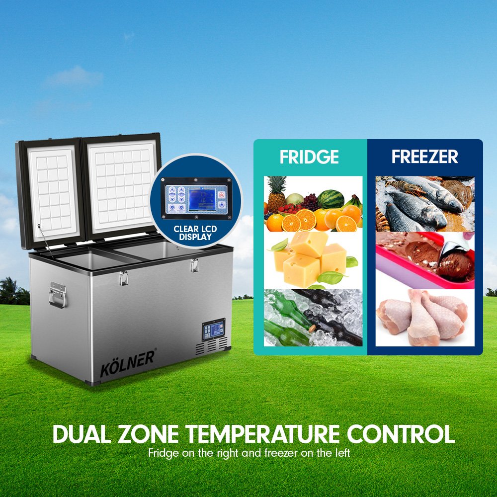 Kolner 125L Portable Fridge Freezer