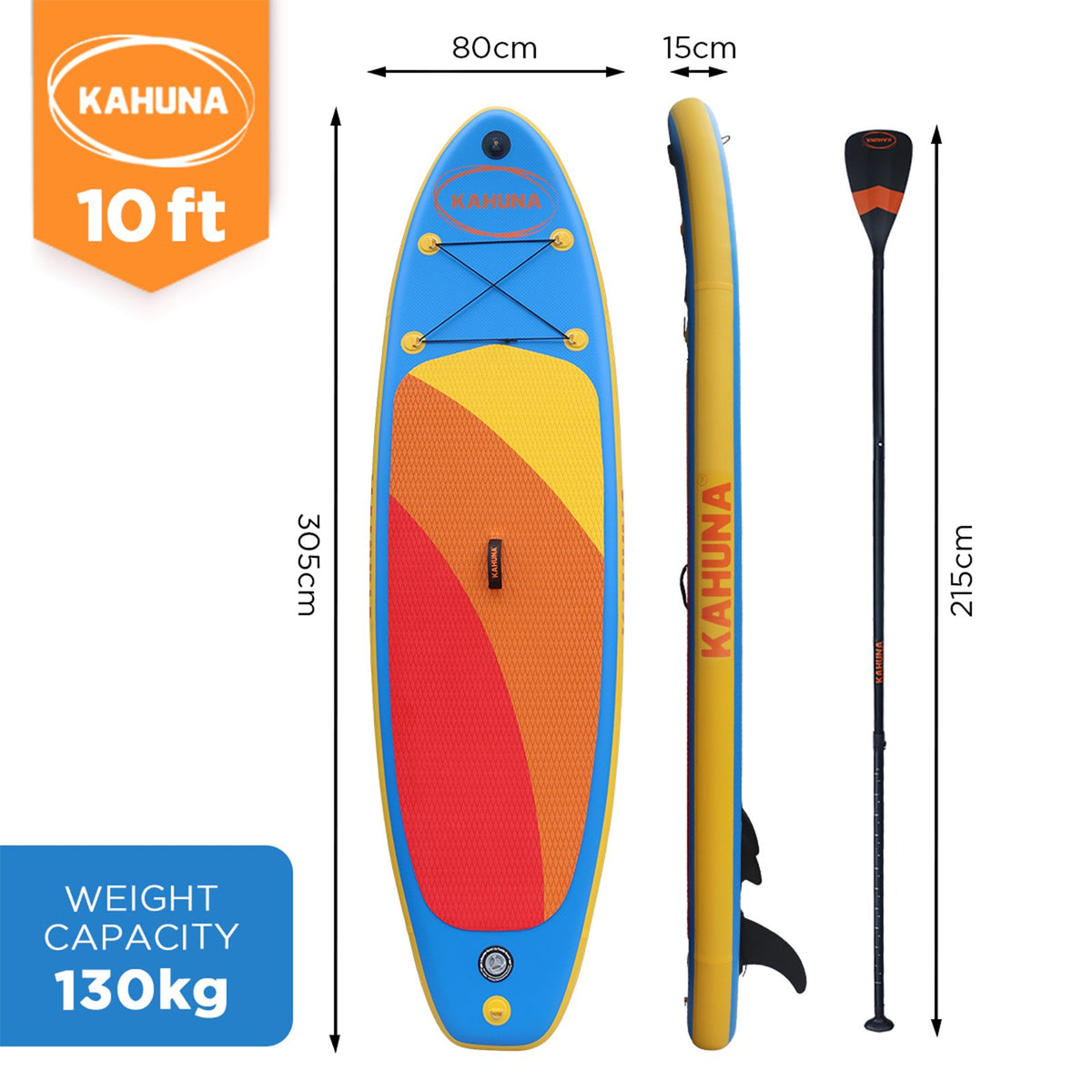 Kahuna Hana 10ft Inflatable Stand Up Paddle Board