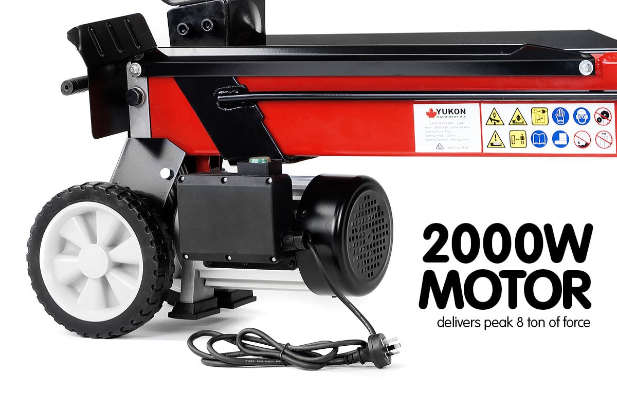 Yukon 240V Electric Log Splitter - 8Ton