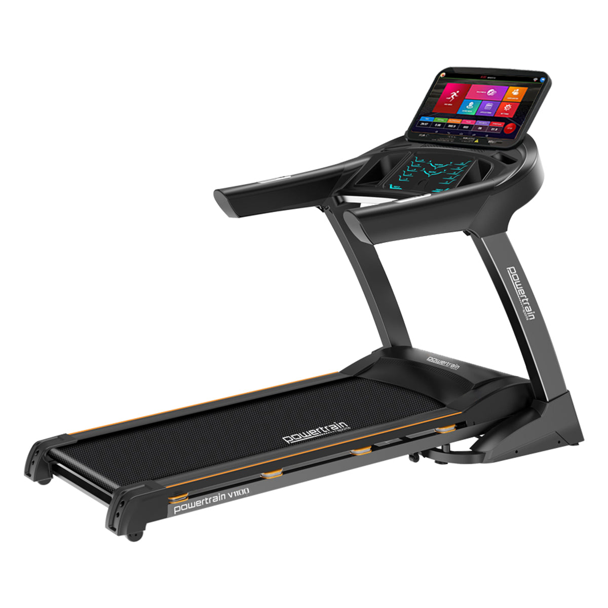 Powertrain V1100 Treadmill with Wifi Touch Screen & Incline