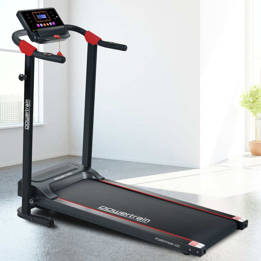 Powertrain V20 Foldable Treadmill Home Gym Cardio Walking Machine