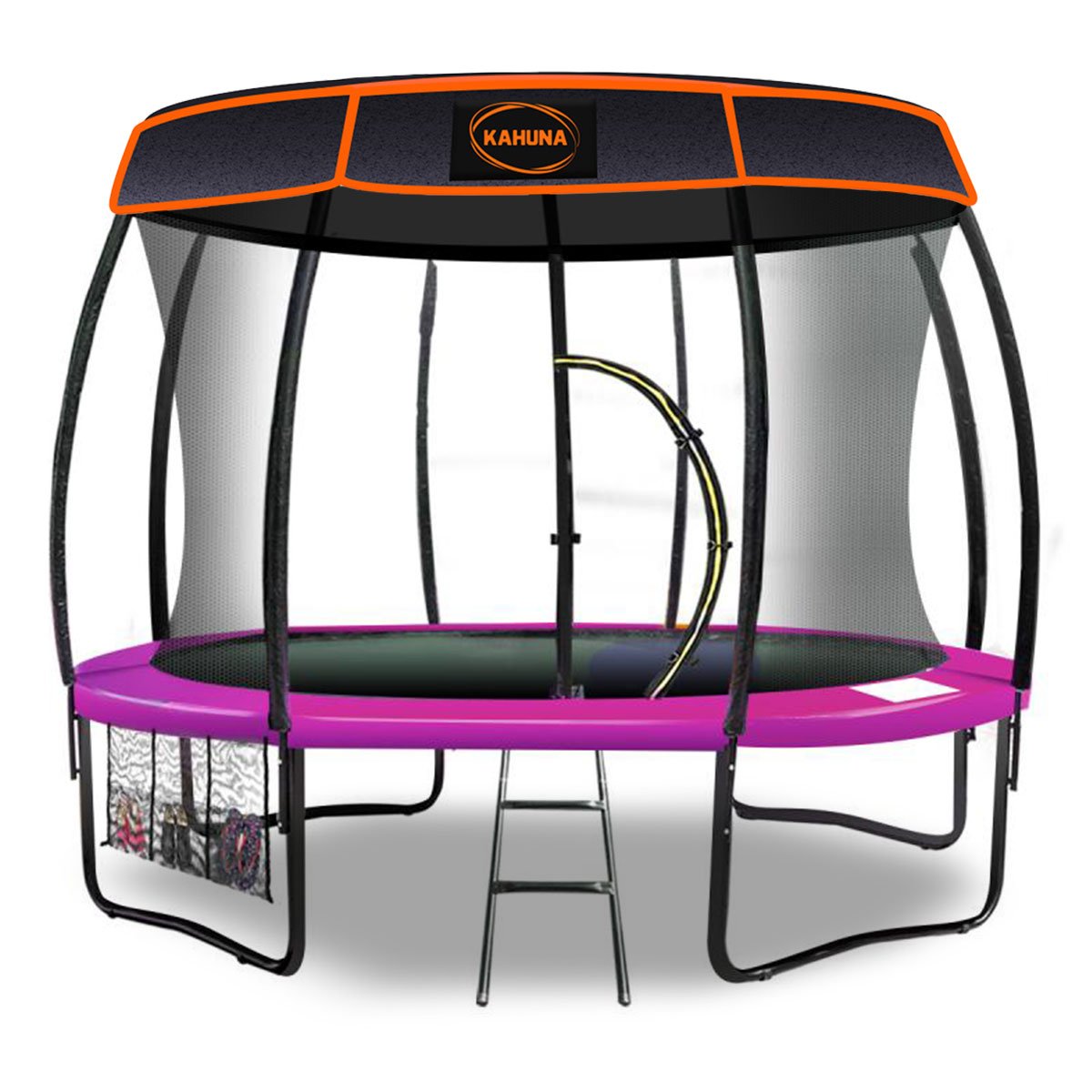 Trampoline 16 ft Kahuna with Roof set - Pink